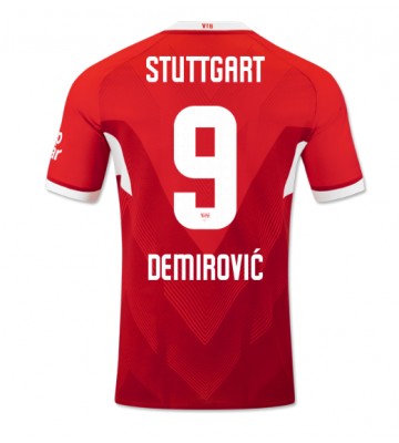 Stuttgart Ermedin Demirovic #9 Segunda Equipación 2024-25 Manga Corta